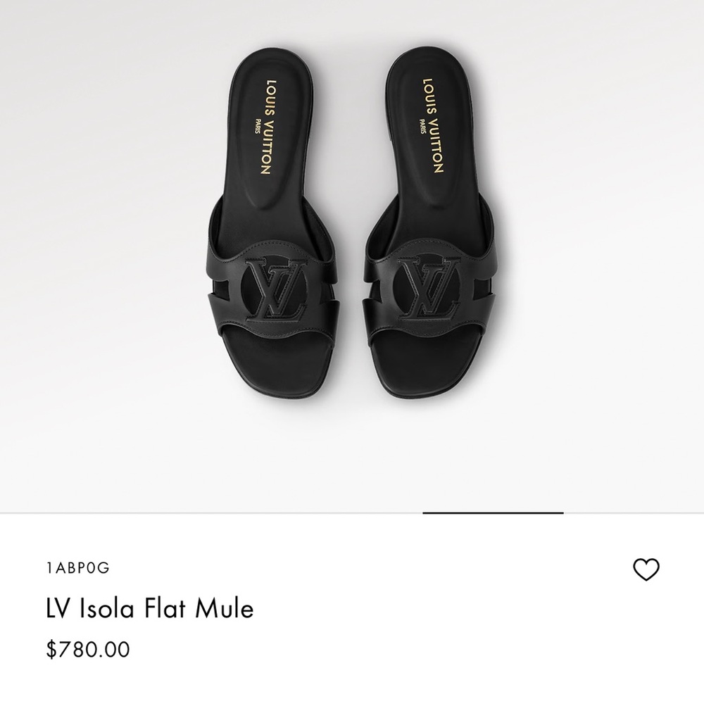 Brand New LV Isola Flat Mule